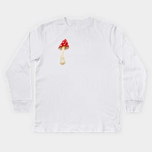 Mushroom Master Fly Agaric Kids Long Sleeve T-Shirt